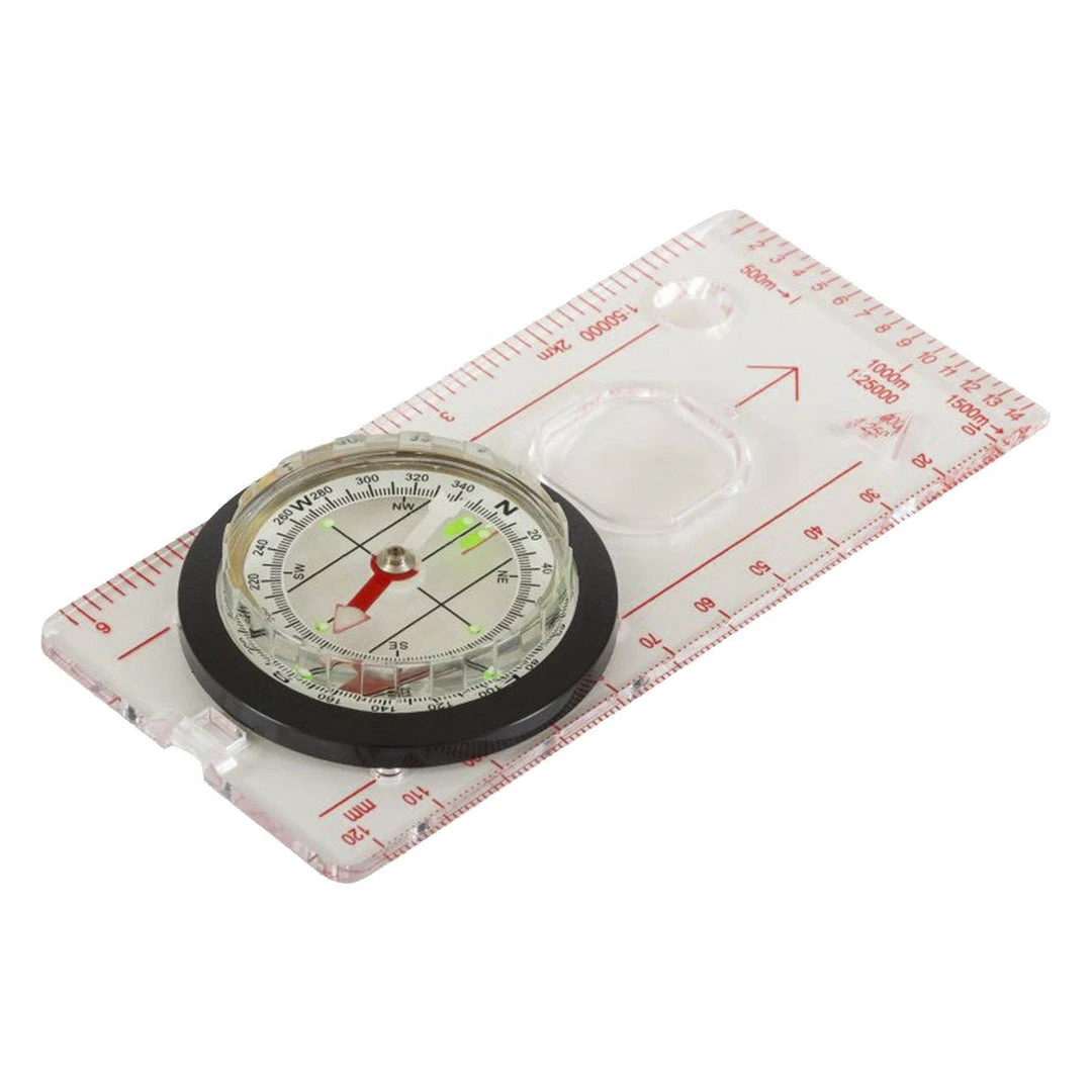 HIGHLANDER DELUXE MAP COMPASS | 2º Graduations, Magnifier, 12.5cm Camping & Survival HIGHLANDER DELUXE MAP COMPASS | 2º Graduations, Magnifier, 12.5cm Camping & Survival