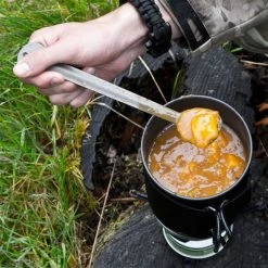 HIGHLANDER LONG-SPOON | Long Camping Spoon, 38cm