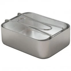 HIGHLANDER MESS TINS | Aluminium, With Folding Handles, Two-Piece Set Camping & Survival