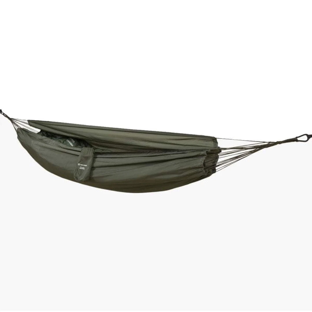 HIGHLANDER TREKKER HAMMOCK | With Hanging Kit, Green, 200cm X 140cm Hammocks 1 HIGHLANDER TREKKER HAMMOCK | With Hanging Kit, Green, 200cm X 140cm Hammocks