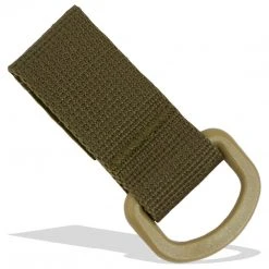 Bulldog Tactical Gear HOOK & LOOP WEBBING D-RING | MOLLE Compatible, Mountable, 3cm X 4cm