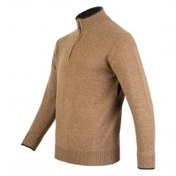 JACK PYKE ASHCOMBE 100% LAMBSWOOL ZIPNIT | Men's 1/4 Zip Pullover