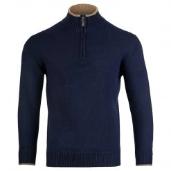 JACK PYKE ASHCOMBE 100% LAMBSWOOL ZIPNIT | Men's 1/4 Zip Pullover