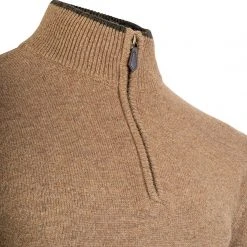 JACK PYKE ASHCOMBE 100% LAMBSWOOL ZIPNIT | Men's 1/4 Zip Pullover