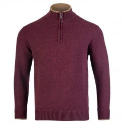 JACK PYKE ASHCOMBE 100% LAMBSWOOL ZIPNIT | Men's 1/4 Zip Pullover