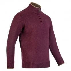 JACK PYKE ASHCOMBE 100% LAMBSWOOL ZIPNIT | Men's 1/4 Zip Pullover