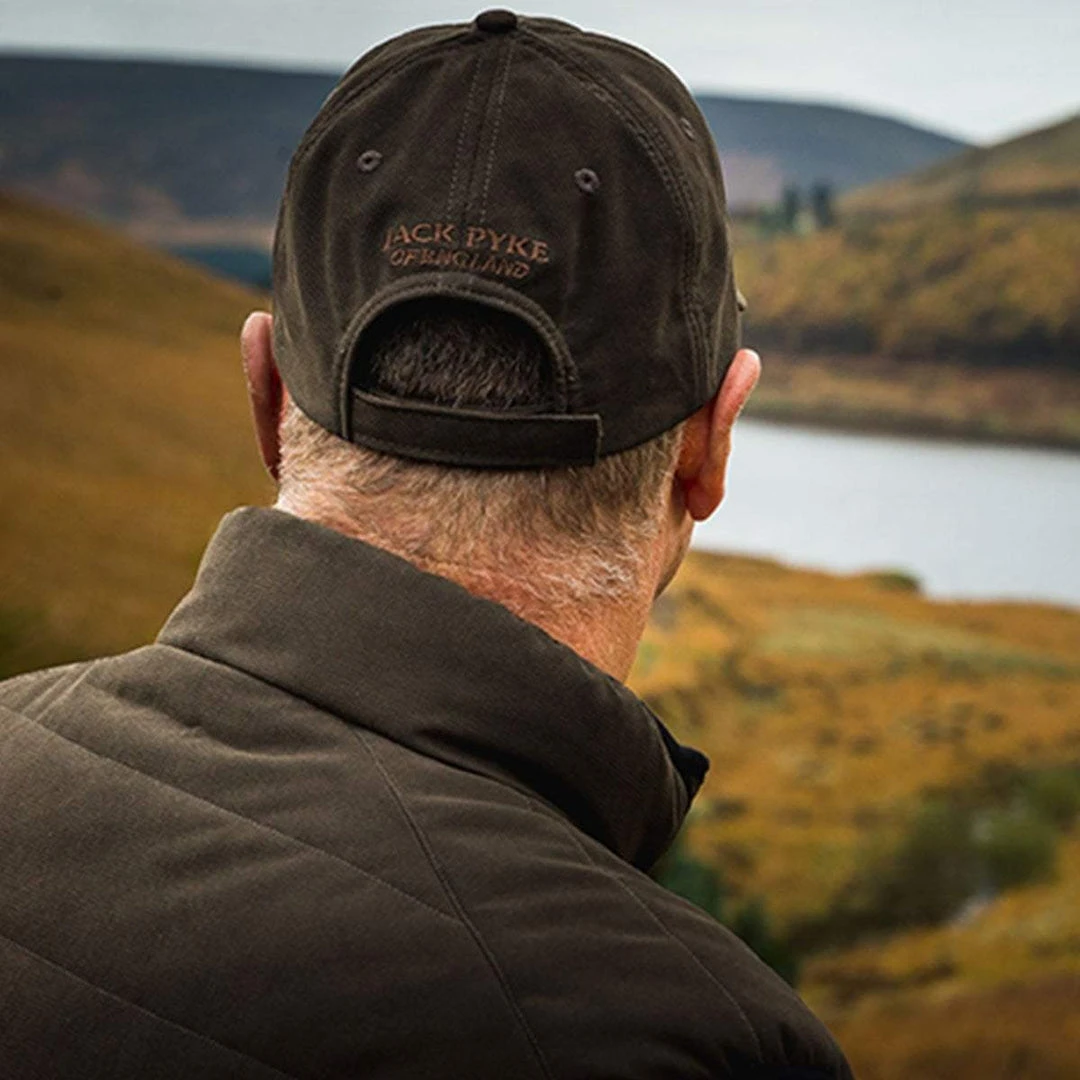 JACK PYKE ASHCOMBE BASEBALL HAT | Classic Waterproof Cap, Olive Brown 3 JACK PYKE ASHCOMBE BASEBALL HAT | Classic Waterproof Cap, Olive Brown