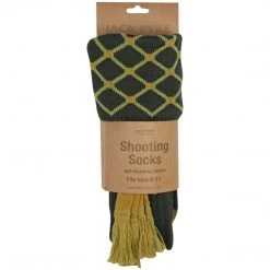 Discontinued Product JACK PYKE DIAMOND SHOOTING SOCKS | Full Length With Matching Garter