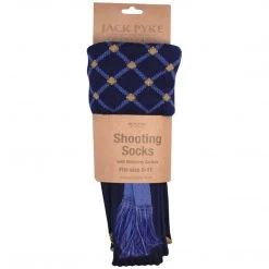 Discontinued Product JACK PYKE DIAMOND SHOOTING SOCKS | Full Length With Matching Garter