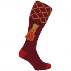 Discontinued Product JACK PYKE DIAMOND SHOOTING SOCKS | Full Length With Matching Garter