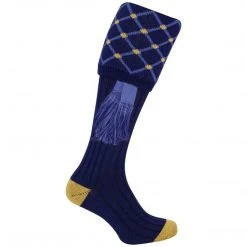 Discontinued Product JACK PYKE DIAMOND SHOOTING SOCKS | Full Length With Matching Garter
