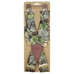 JACK PYKE ELASTICATED BRACES CAMO | Trouser Suspenders 5cm Wide