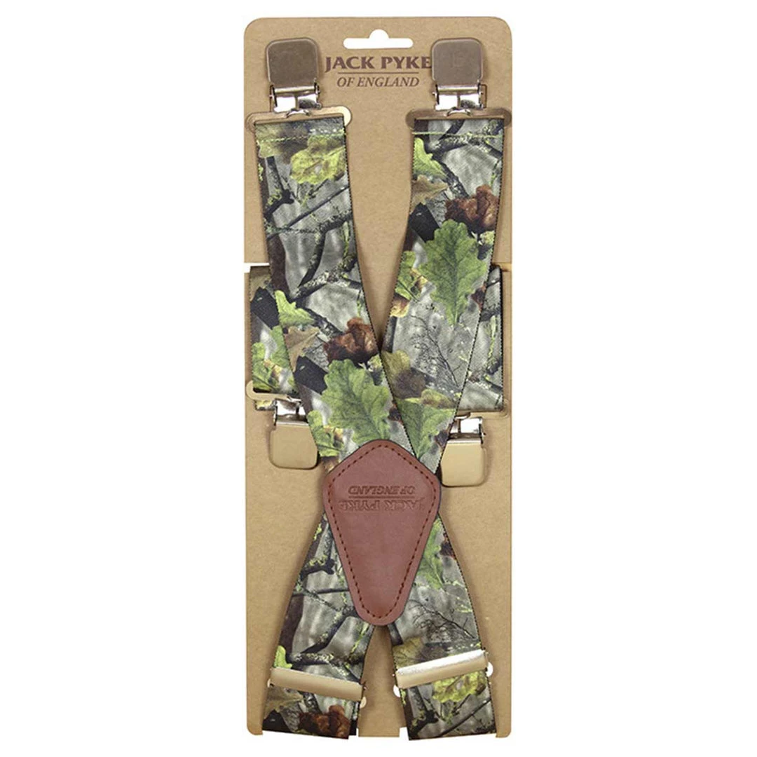 JACK PYKE ELASTICATED BRACES CAMO | Trouser Suspenders 5cm Wide 1 JACK PYKE ELASTICATED BRACES CAMO | Trouser Suspenders 5cm Wide