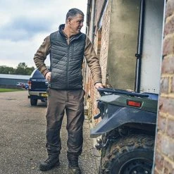 JACK PYKE HYBRID GILET | Men's Padded Body Warmer With Polar Fleece