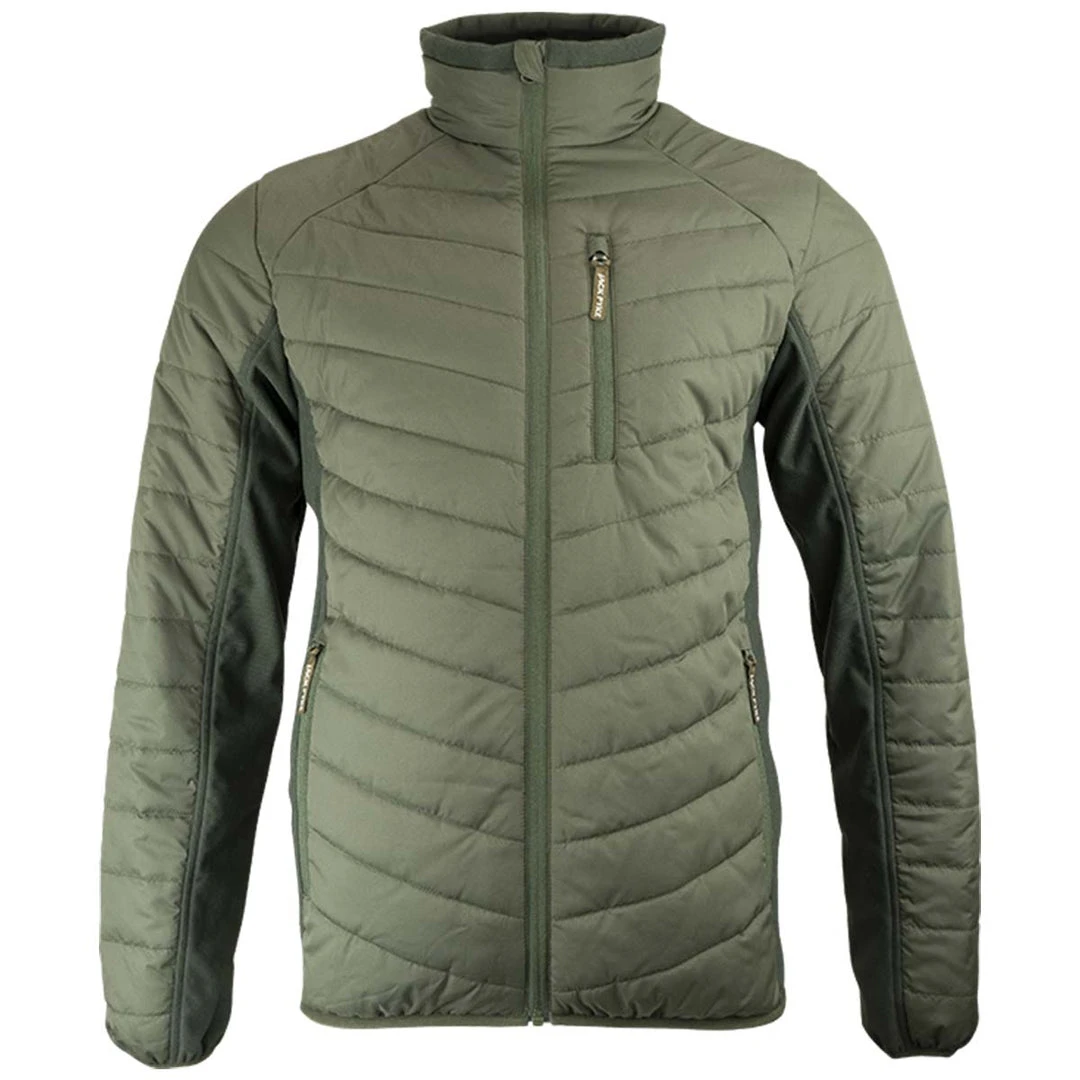 JACK PYKE HYBRID JACKET | Men's Quilted Coat With Polar Fleece, Green 1 JACK PYKE HYBRID JACKET | Men's Quilted Coat With Polar Fleece, Green