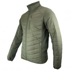 JACK PYKE HYBRID JACKET | Men's Quilted Coat With Polar Fleece, Green