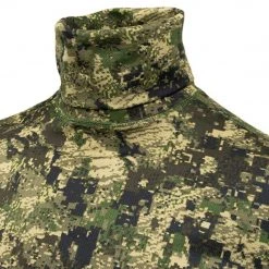 JACK PYKE ROLL NECK TOP DIGICAM | Men's Quick Dry Long Sleeve Shirt