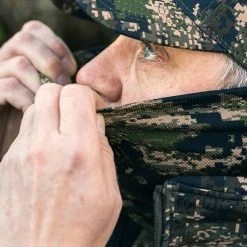 JACK PYKE ROLL NECK TOP DIGICAM | Men's Quick Dry Long Sleeve Shirt