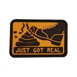 Unbranded Just Got Real Morale Patch Insignia & Patches