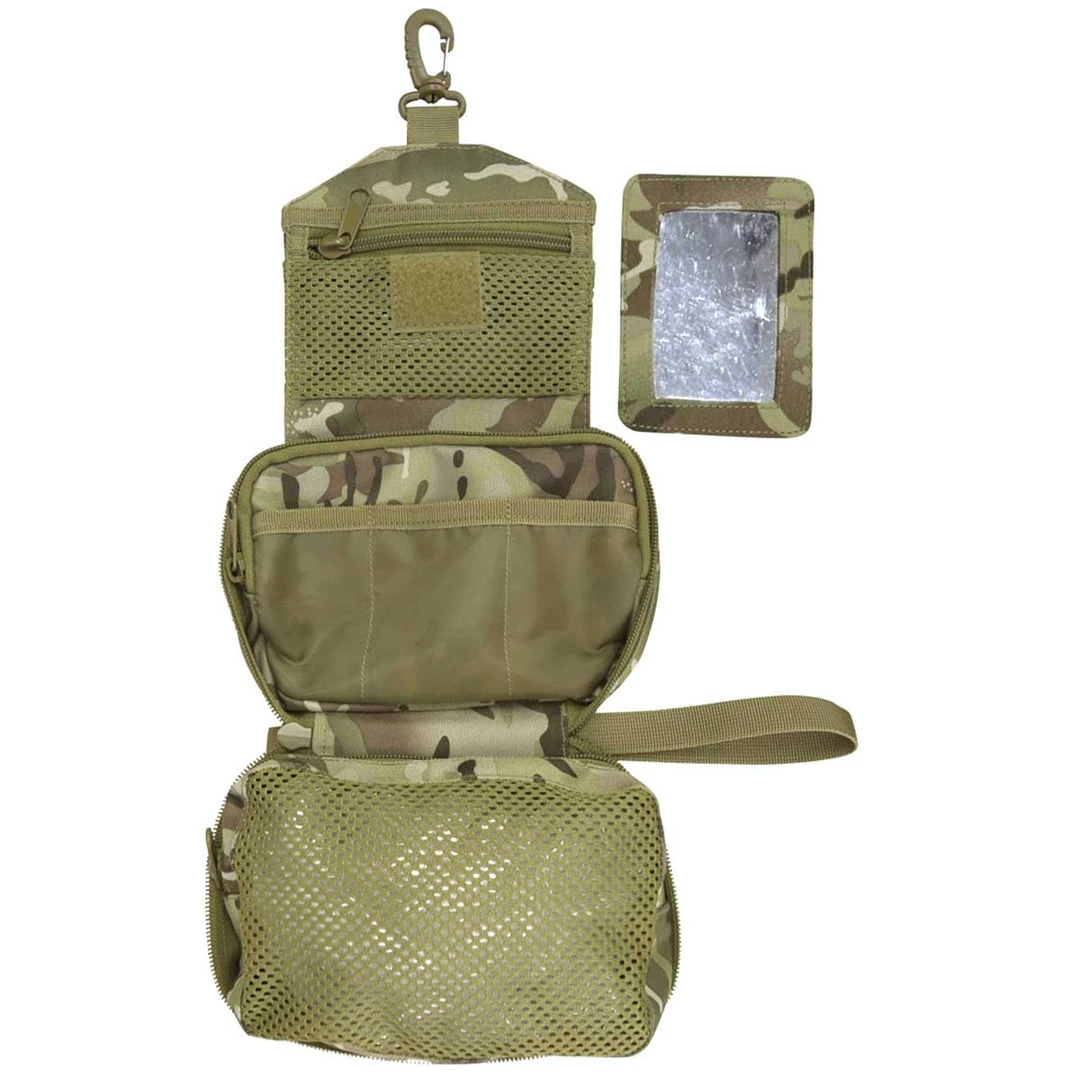 Kombat UK KOMBAT ELITE WASH BAG | Military Hanging Toiletries Bag, BTP Camo 4 Kombat UK KOMBAT ELITE WASH BAG | Military Hanging Toiletries Bag, BTP Camo