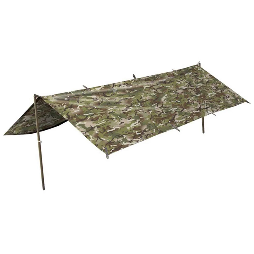 Kombat UK KOMBAT MILITARY BASHA | Waterproof Shelter Tarp, BTP Camo, 2.5m X 1.7m 1 Kombat UK KOMBAT MILITARY BASHA | Waterproof Shelter Tarp, BTP Camo, 2.5m X 1.7m