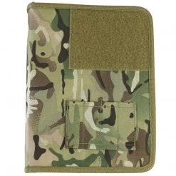 Kombat UK KOMBAT A5 MILITARY FOLDER HOLDER | With MOLLE, BTP Camo, 18cm X 26cm