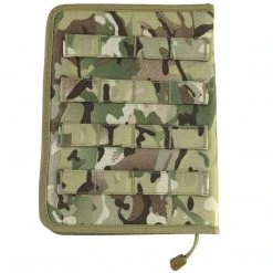 Kombat UK KOMBAT A5 MILITARY FOLDER HOLDER | With MOLLE, BTP Camo, 18cm X 26cm