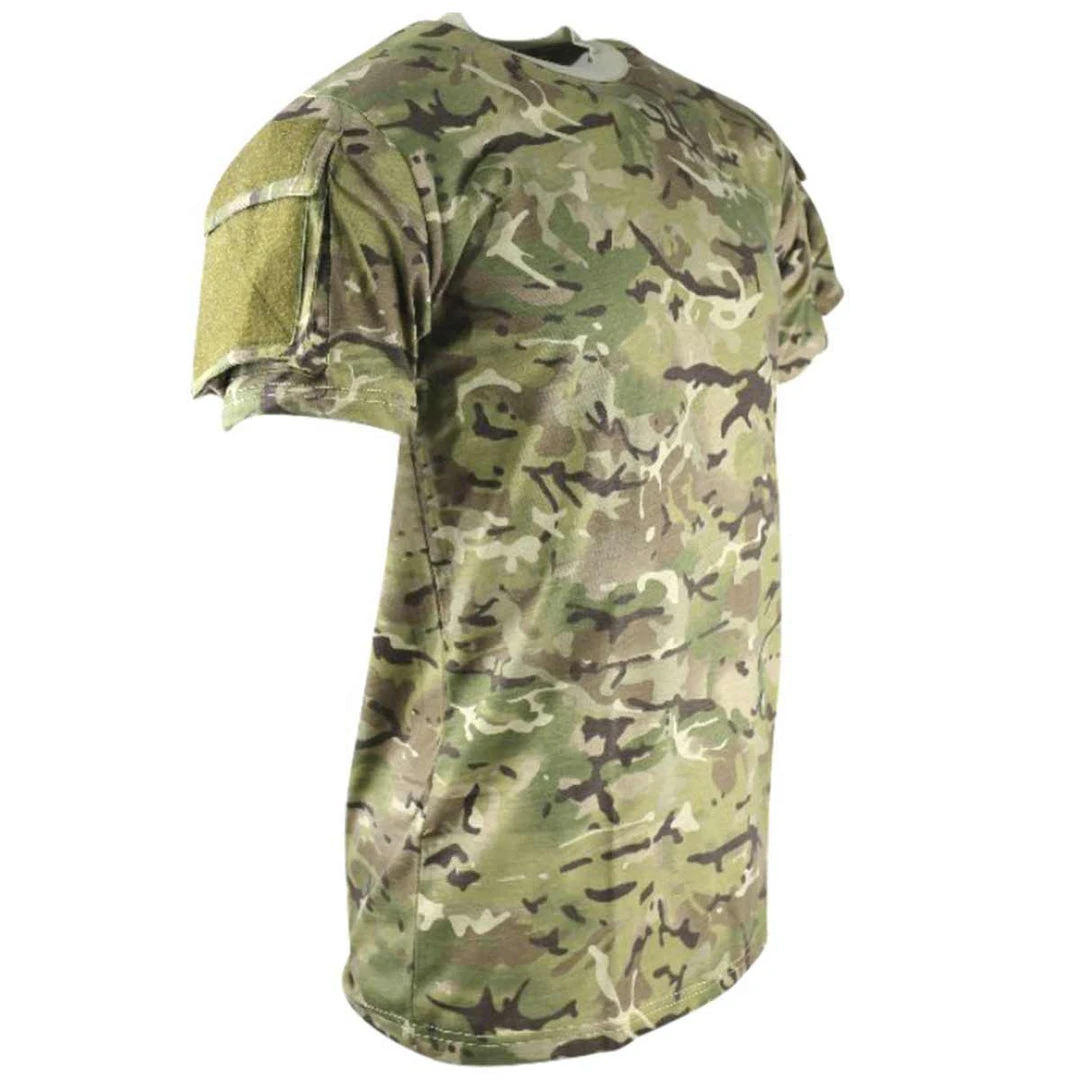 Kombat UK KOMBAT TACTICAL T-SHIRT | Men's Camo Combat Tee With Arm Pockets Clothing Kombat UK KOMBAT TACTICAL T-SHIRT | Men's Camo Combat Tee With Arm Pockets Clothing