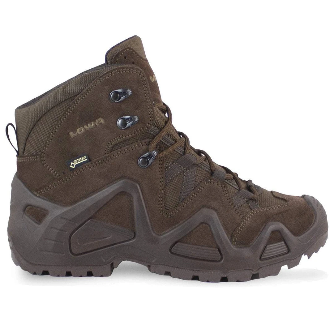 LOWA ZEPHYR GTX MID TF BROWN | Waterproof Gore-Tex Lined Military Boot 2 LOWA ZEPHYR GTX MID TF BROWN | Waterproof Gore-Tex Lined Military Boot