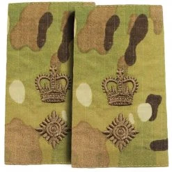 Unbranded Lt Colonel British Army Rank Slide Insignia & Patches