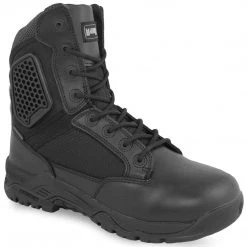 MAGNUM STRIKE FORCE 8.0 WP SZ BOOTS BLACK | Waterproof, Side-Zip Rainwear