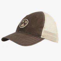 MAGPUL ICON PATCH GARMENT WASHED TRUCKER CAP | Men's Snap Back Cap Headwear