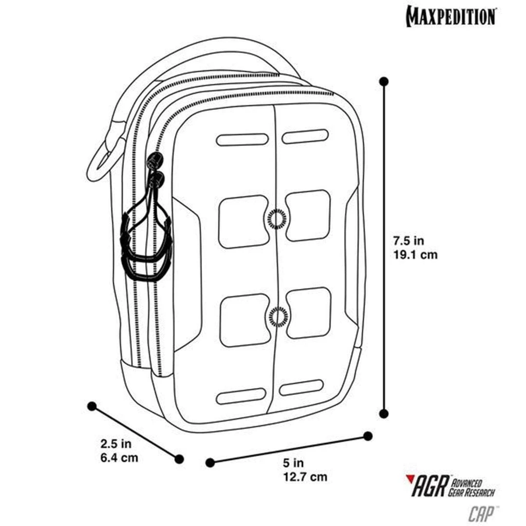 MAXPEDITION CAP | Compact Admin Pouch, MOLLE/Belt, 11cm X 17cm Pouches & Holders MAXPEDITION CAP | Compact Admin Pouch, MOLLE/Belt, 11cm X 17cm Pouches & Holders