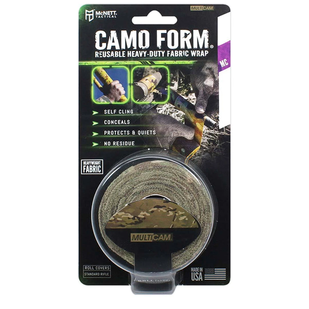 McNETT CAMO FORM REUSABLE FABRIC WRAP | Self-Adhesive Tape, 5cm X 3.6m 5 McNETT CAMO FORM REUSABLE FABRIC WRAP | Self-Adhesive Tape, 5cm X 3.6m