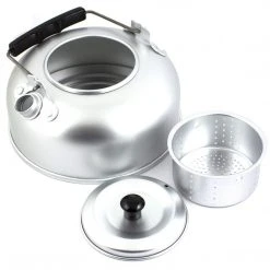 MIL-TEC ALUMINIUM CAMPING KETTLE 950ml | Stove Top With Tea Strainer 5 MIL-TEC ALUMINIUM CAMPING KETTLE 950ml | Stove Top With Tea Strainer