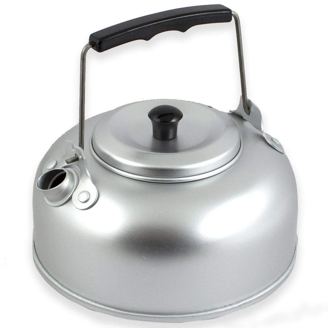 MIL-TEC ALUMINIUM CAMPING KETTLE 950ml | Stove Top With Tea Strainer 1 MIL-TEC ALUMINIUM CAMPING KETTLE 950ml | Stove Top With Tea Strainer