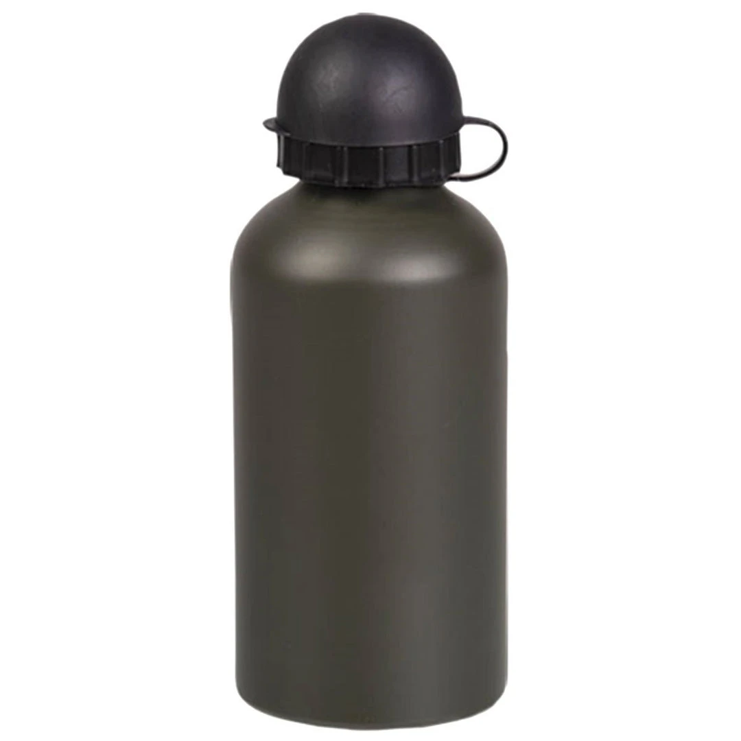 Camping & Survival MIL-TEC ALUMINIUM REUSABLE DRINKING BOTTLE 500ml | Screw-On Lid 1 Camping & Survival MIL-TEC ALUMINIUM REUSABLE DRINKING BOTTLE 500ml | Screw-On Lid