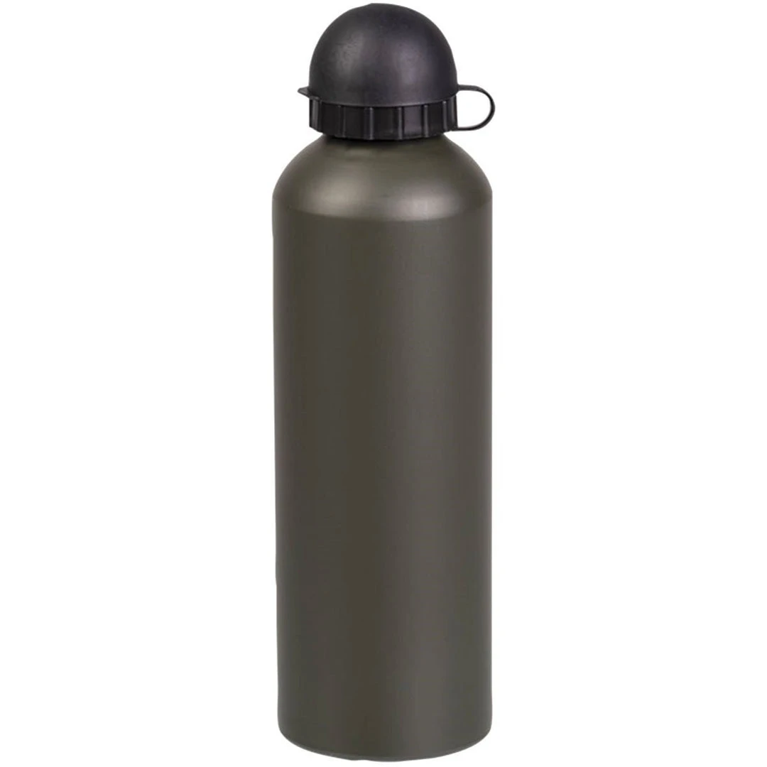 Camping & Survival MIL-TEC ALUMINIUM REUSABLE DRINKING BOTTLE 750ml | Screw-On Lid 1 Camping & Survival MIL-TEC ALUMINIUM REUSABLE DRINKING BOTTLE 750ml | Screw-On Lid