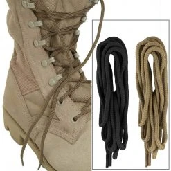 MIL-TEC BOOTS LACES | Tough Braided Construction, Pack Of Two Pairs
