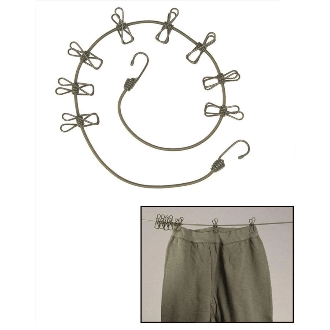 Camping & Survival MIL-TEC CAMPING WASHING LINE | Compact Clothes Line With Pegs, 110cm 1 Camping & Survival MIL-TEC CAMPING WASHING LINE | Compact Clothes Line With Pegs, 110cm