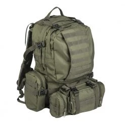 Bags, Packs & Boxes MIL-TEC DEFENCE ASSEMBLY PACK | Military MOLLE Rucksack With Waist Pack, 36L