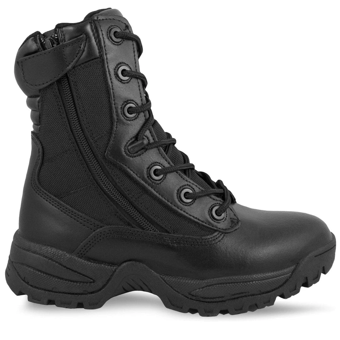 MIL-TEC DOUBLE SIDE-ZIP BOOTS BLACK | Lightweight Tactical Boots Footwear 2 MIL-TEC DOUBLE SIDE-ZIP BOOTS BLACK | Lightweight Tactical Boots Footwear