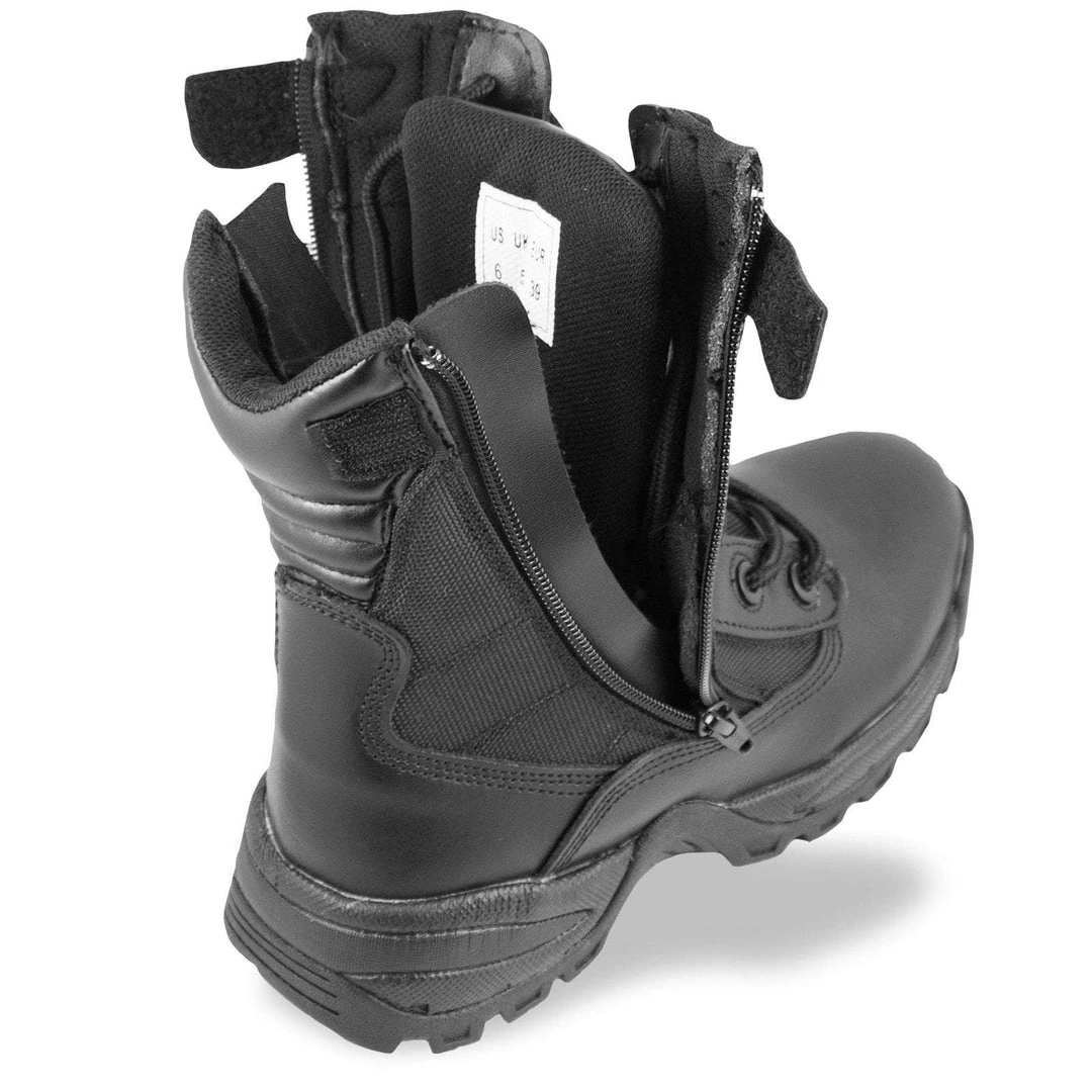 MIL-TEC DOUBLE SIDE-ZIP BOOTS BLACK | Lightweight Tactical Boots Footwear 5 MIL-TEC DOUBLE SIDE-ZIP BOOTS BLACK | Lightweight Tactical Boots Footwear