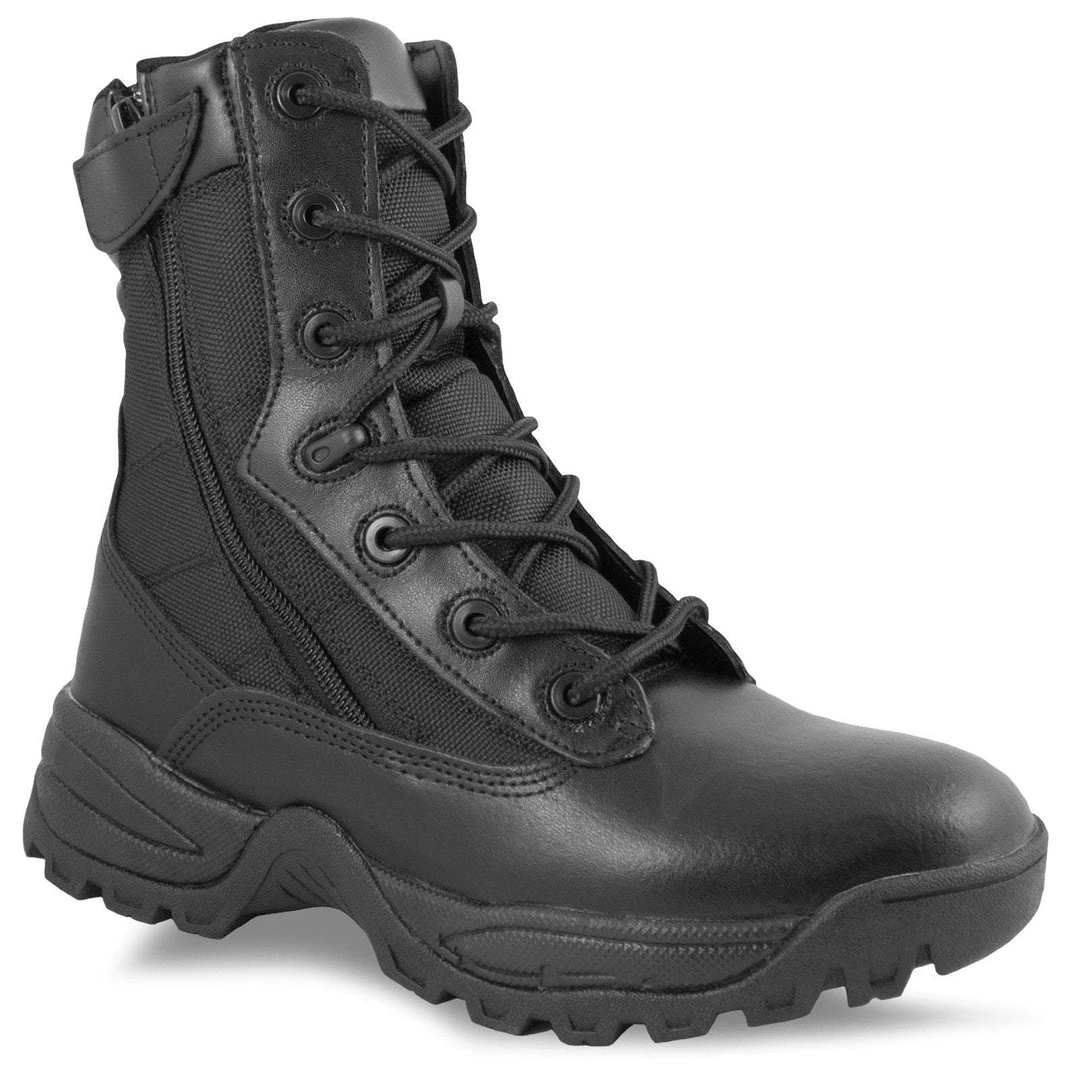 MIL-TEC DOUBLE SIDE-ZIP BOOTS BLACK | Lightweight Tactical Boots Footwear 1 MIL-TEC DOUBLE SIDE-ZIP BOOTS BLACK | Lightweight Tactical Boots Footwear