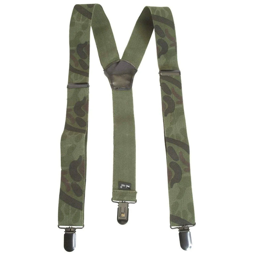 Belts MIL-TEC ELASTICATED BRACES | Stretchy Fabric With Three Clips Belts MIL-TEC ELASTICATED BRACES | Stretchy Fabric With Three Clips