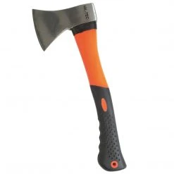 MIL-TEC EMERGENCY ORANGE HATCHET | Axe With Rubber Coated Hilt, 36.5cm Camping & Survival