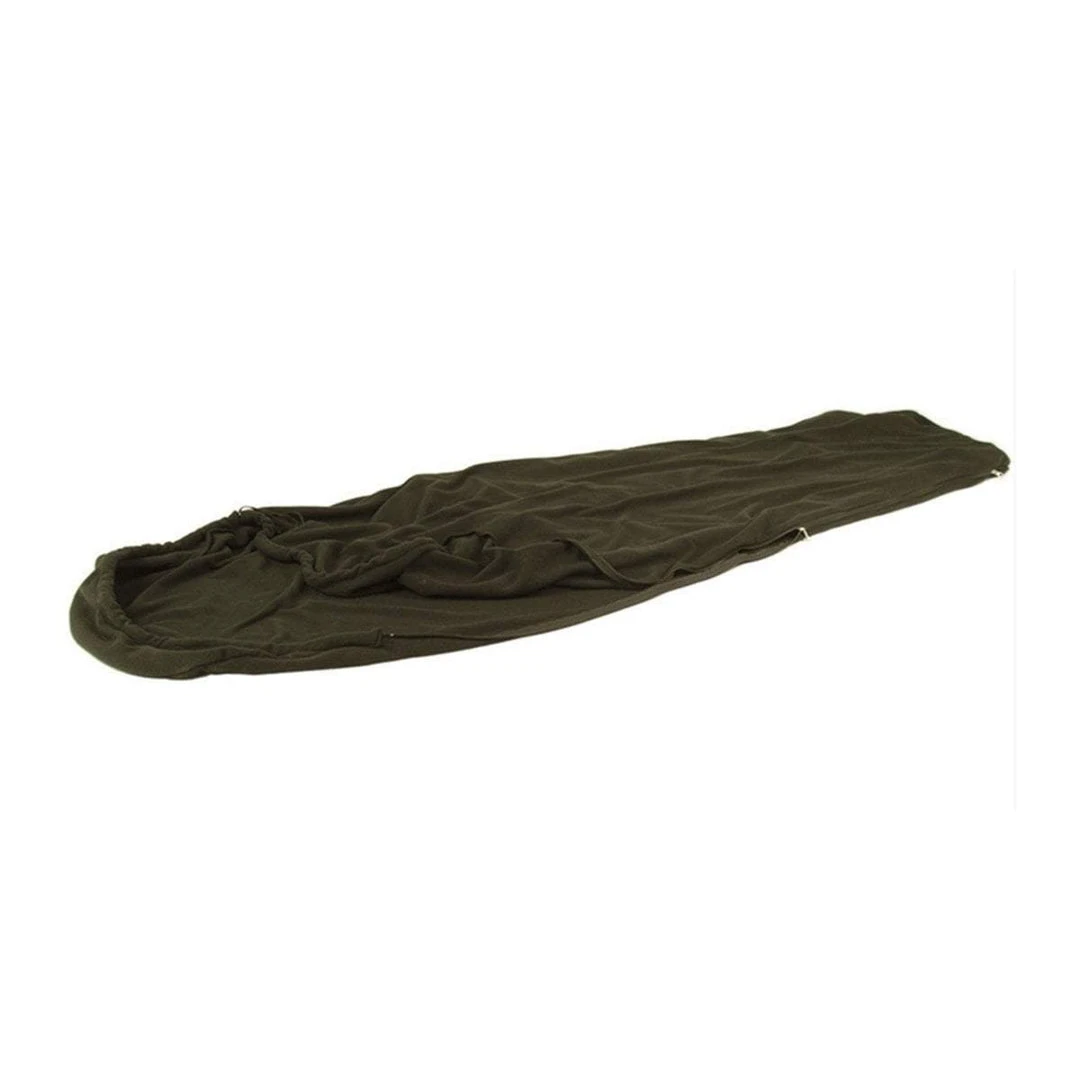 Bivvi Bags & Liners MIL-TEC FLEECE SLEEPING BAG LINER | With Side Zip, 220cm X 80cm 1 Bivvi Bags & Liners MIL-TEC FLEECE SLEEPING BAG LINER | With Side Zip, 220cm X 80cm