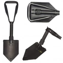 MIL-TEC FOLDING SHOVEL | Trifold Entrenching Tool With Pouch, 56cm