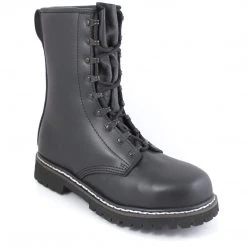 Discontinued Product MIL-TEC GERMAN ARMY PARATROOPER BOOTS TSR | Full Leather, Black