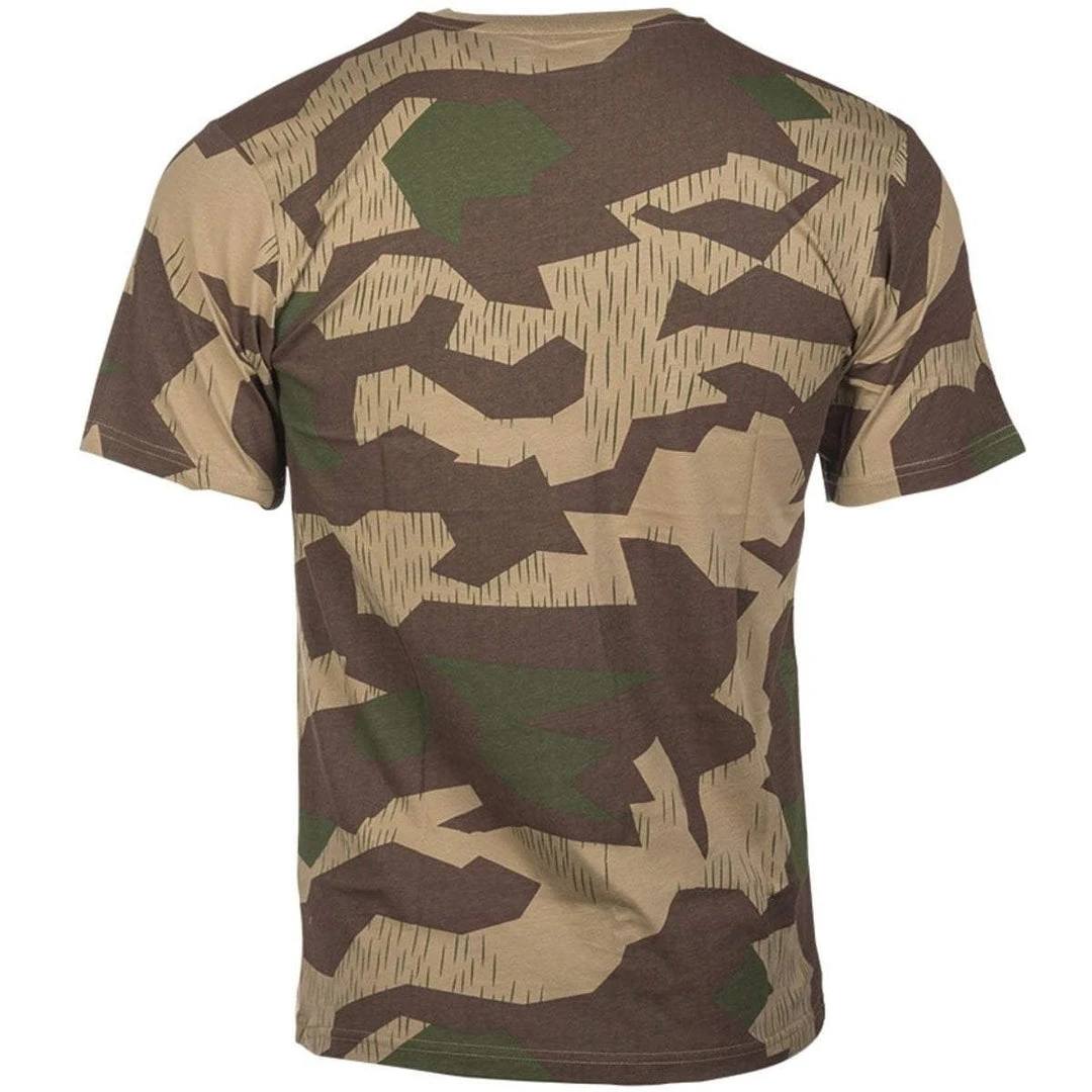MIL-TEC GERMAN SPLINTER CAMO T-SHIRT | Men's Short Sleeve Army Tee MIL-TEC GERMAN SPLINTER CAMO T-SHIRT | Men's Short Sleeve Army Tee
